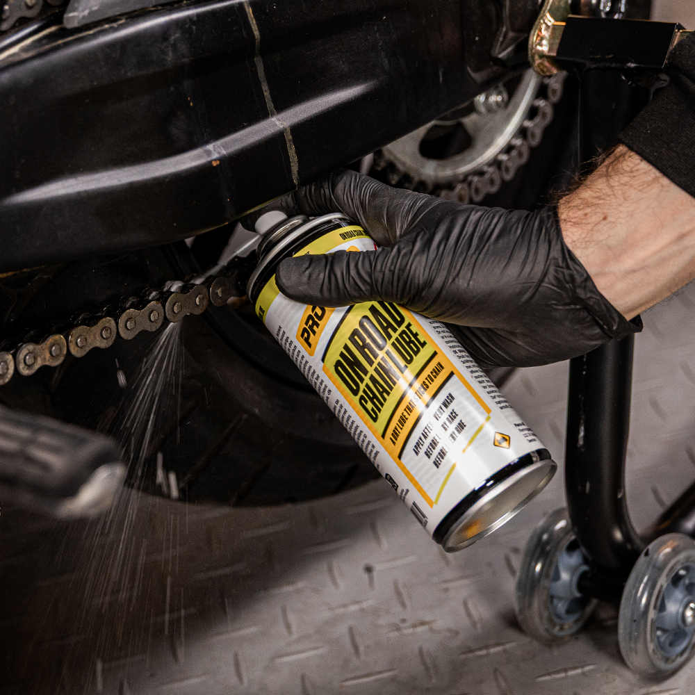 How to lube your motorcycle chain