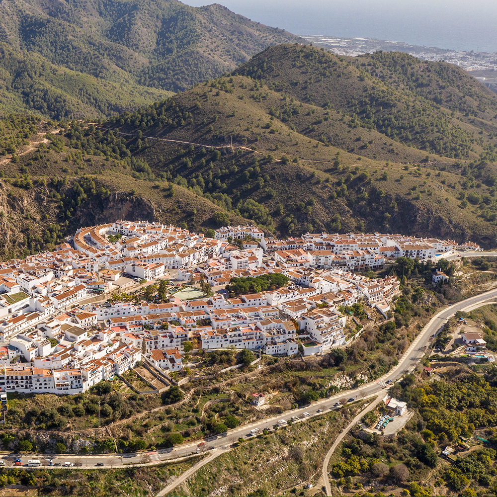 Motorroute langs de witte dorpen van Andalusië