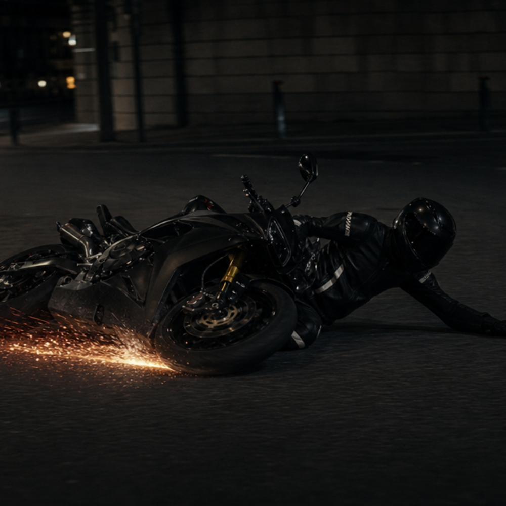 Cum să frânați în siguranță pe o motocicletă