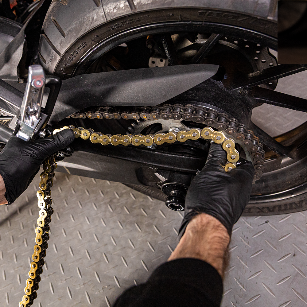 How to replace your motorcycle chain