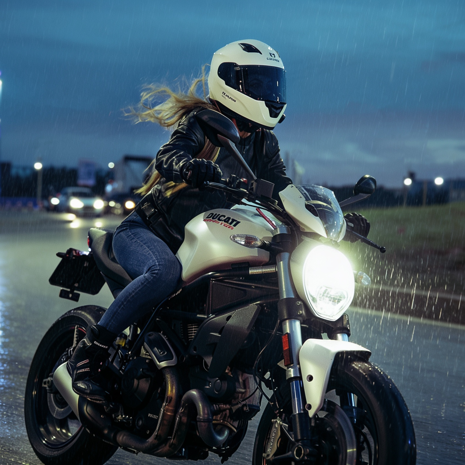 How to Ride a Motorcycle in the Rain