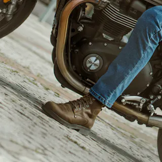 Vintage motorlaarzen